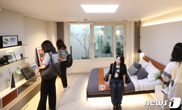 서울에 마련된 한 아파트 견본주택. 2023.6.9/뉴스1 ⓒ News1 권현진 기자