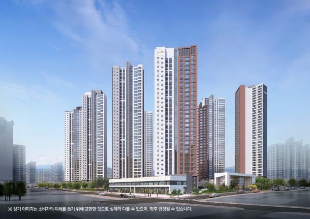 '두산위브더제니스 센트럴 계양' 투시도(두산건설).