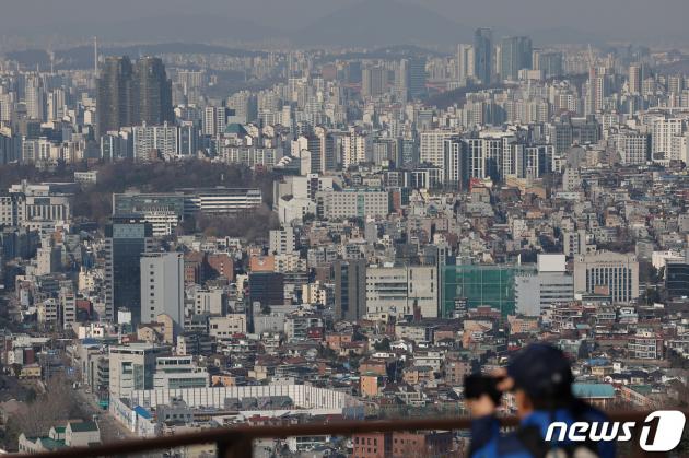 10일 서울 아파트 단지의 모습. 2024.3.10/뉴스1 ⓒ News1 신웅수 기자